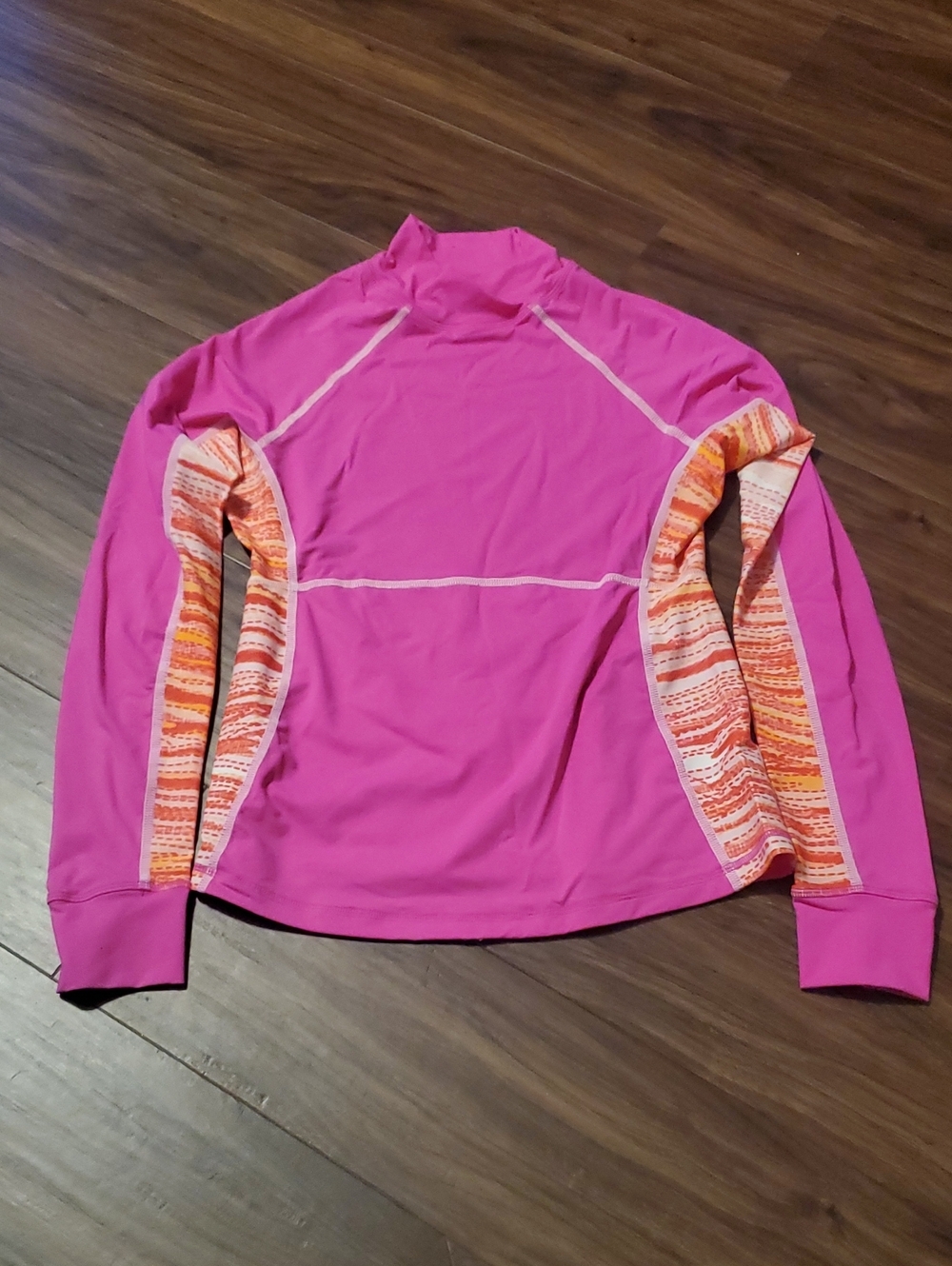 Athleta Hot Pink Performance Crew Neck Top